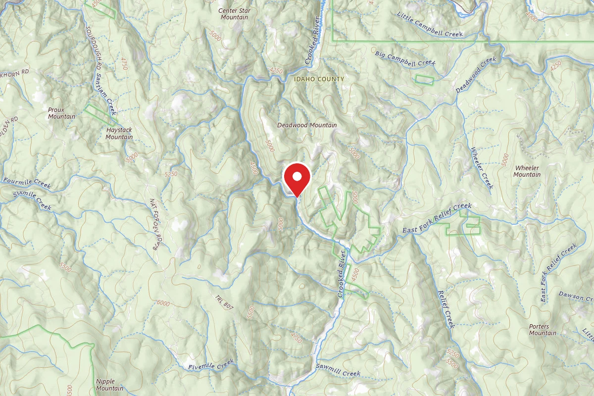 Nez Perce-Clearwater Dispersed Campsite RR233RD-009