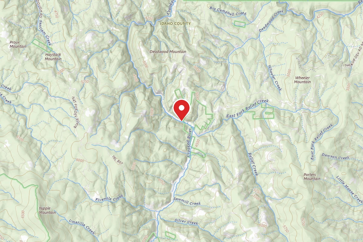 Nez Perce-Clearwater Dispersed Campsite RR233RD-011