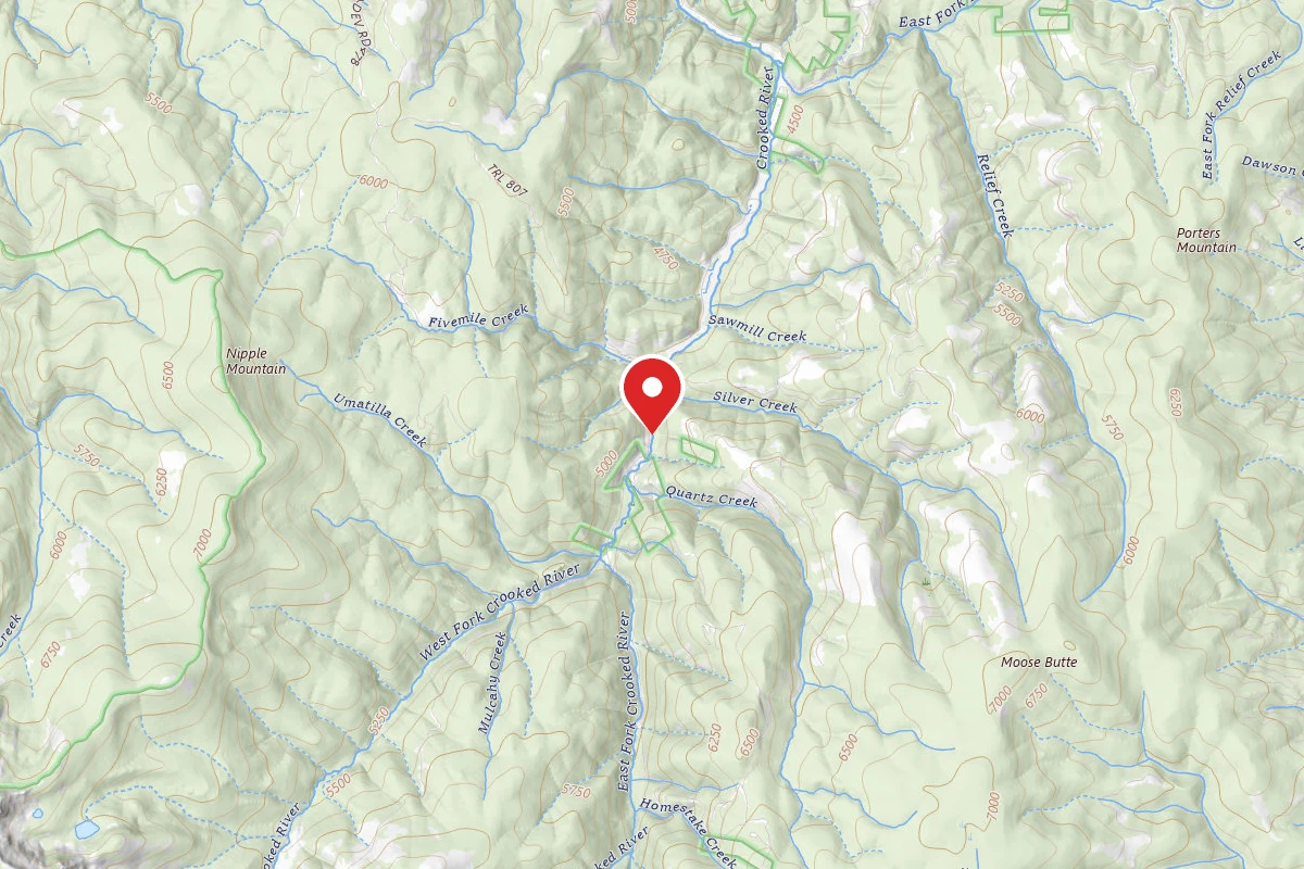 Nez Perce-Clearwater Dispersed Campsite RR233RD-020