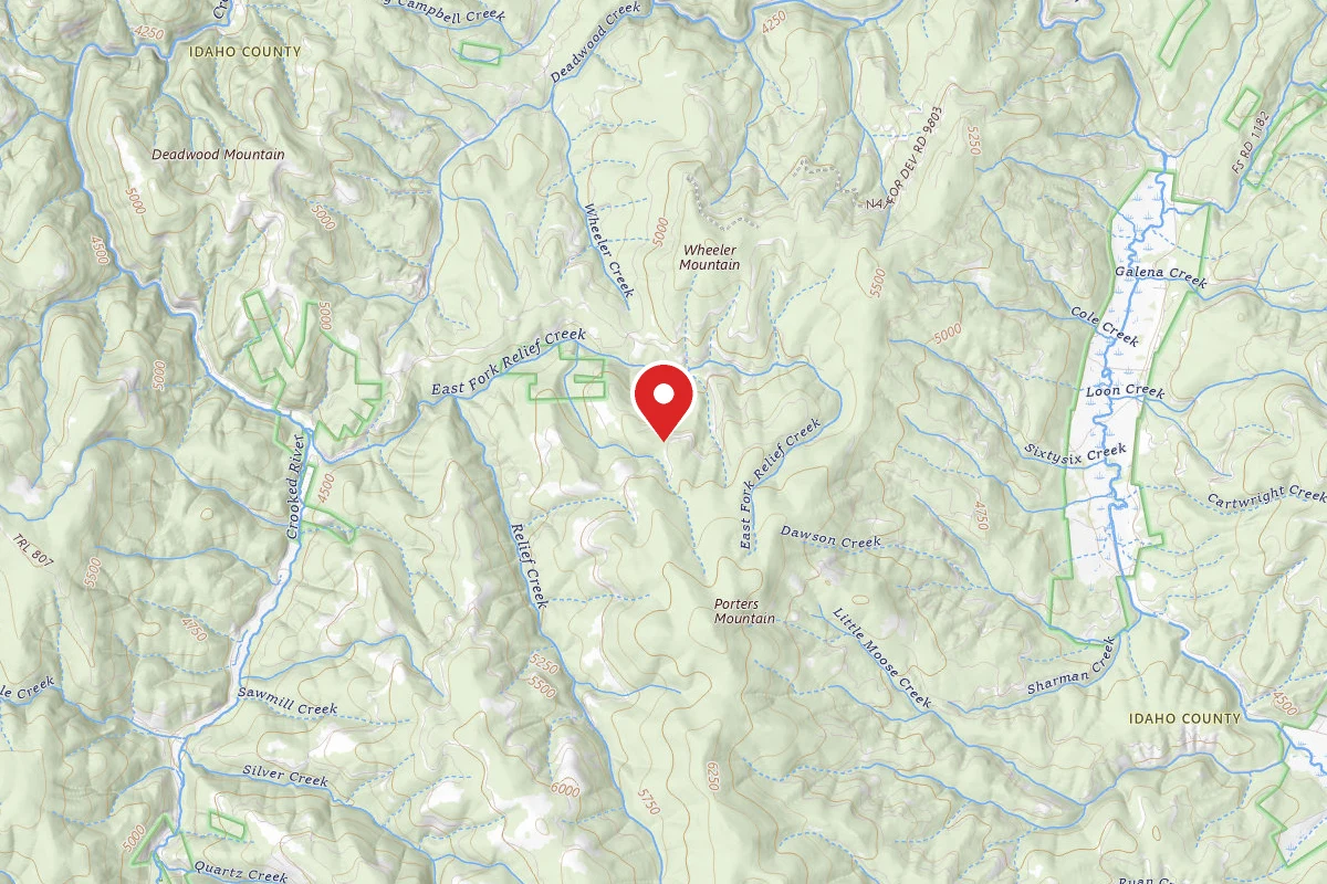 Nez Perce-Clearwater Dispersed Campsite RR1803RD-001