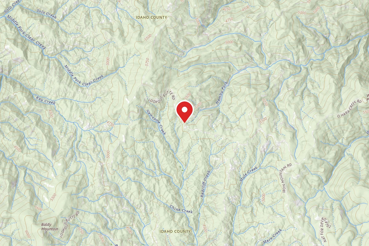 Nez Perce-Clearwater Dispersed Campsite RR464RD-011