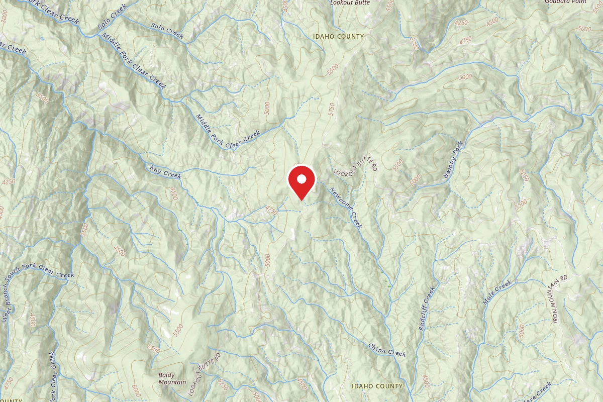 Nez Perce-Clearwater Dispersed Campsite RR464RD-012
