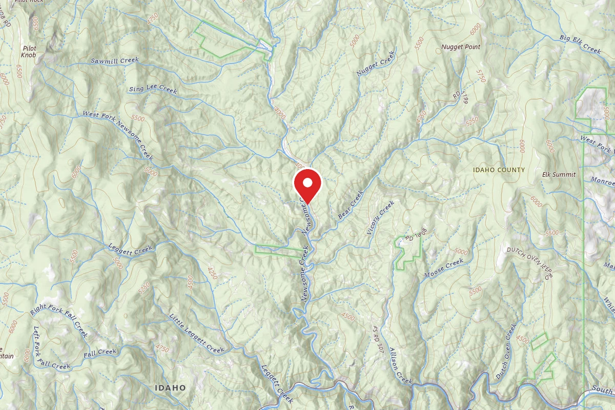 Nez Perce-Clearwater Dispersed Campsite RR1858RD-004