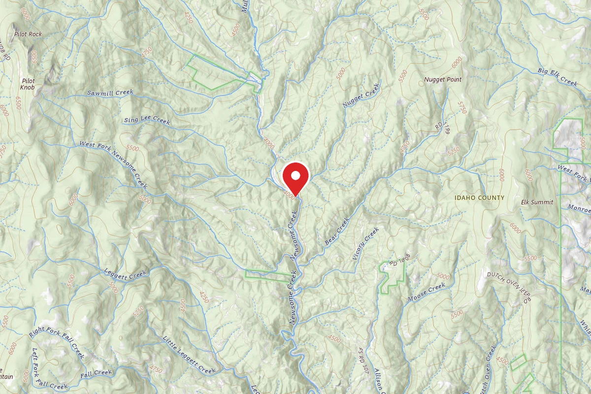 Nez Perce-Clearwater Dispersed Campsite RR1858RD-005