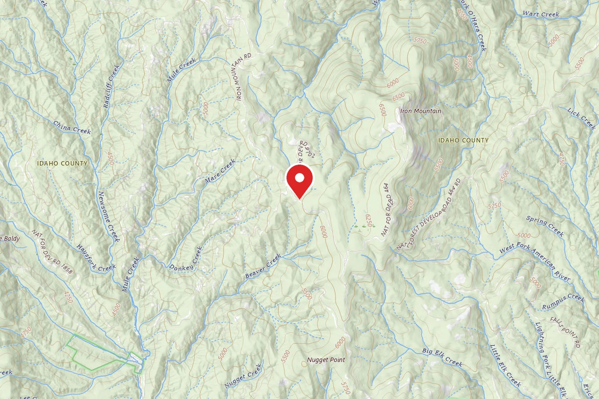 Nez Perce-Clearwater Dispersed Campsite RR464RD-007