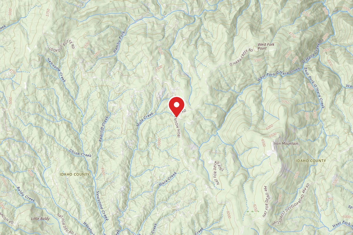 Nez Perce-Clearwater Dispersed Campsite RR464RD-009