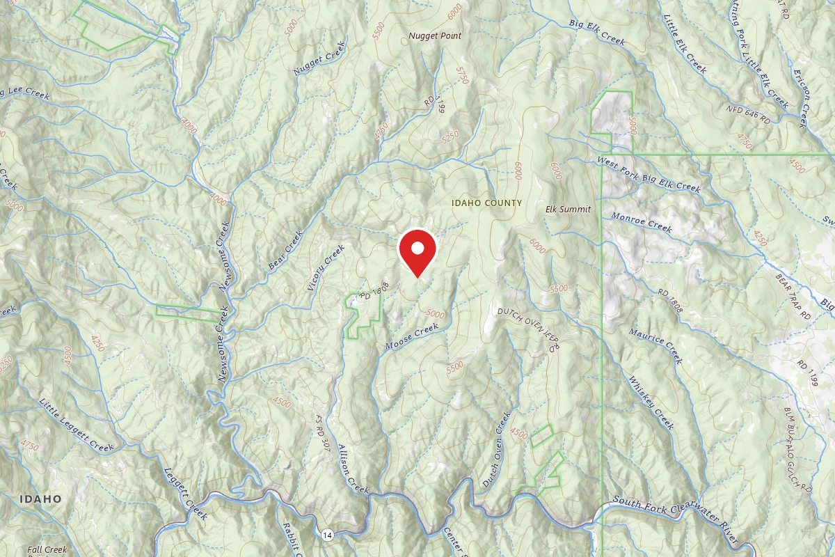 Nez Perce-Clearwater Dispersed Campsite RR9877RD-001