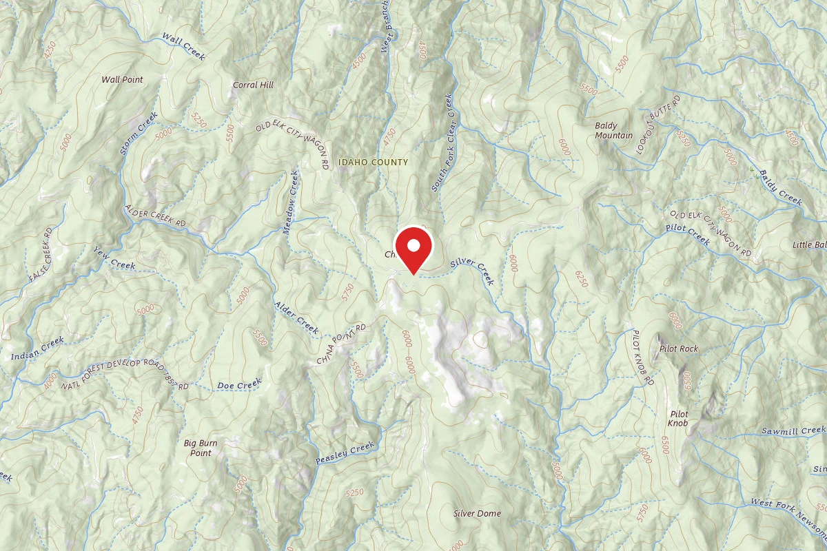 Nez Perce-Clearwater Dispersed Campsite CW284RD-001