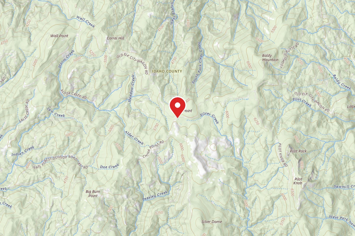 Nez Perce-Clearwater Dispersed Campsite CW284RD-004