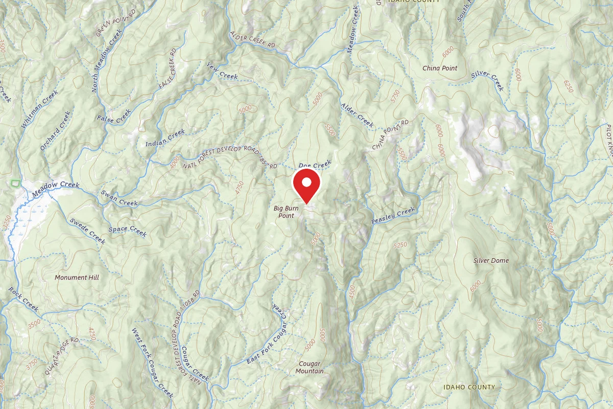 Nez Perce-Clearwater Dispersed Campsite CW244RD-008