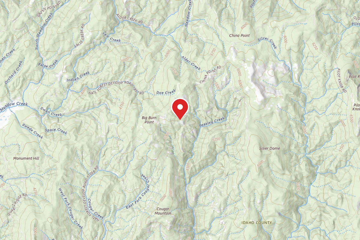 Nez Perce-Clearwater Dispersed Campsite CW244RD-009