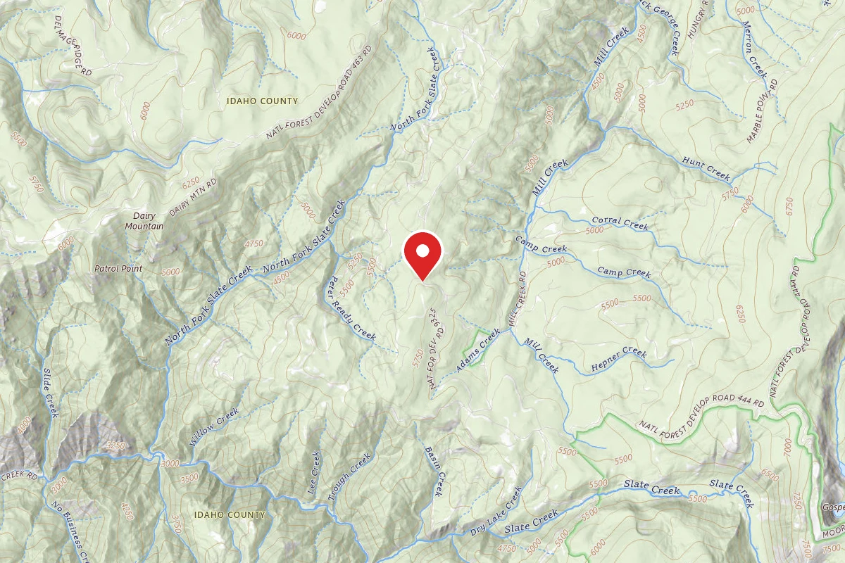 Nez Perce-Clearwater Dispersed Campsite SR9305RD-003