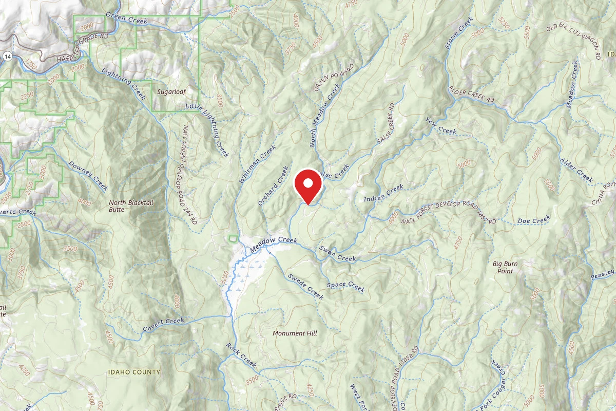 Nez Perce-Clearwater Dispersed Campsite CW244RD-003