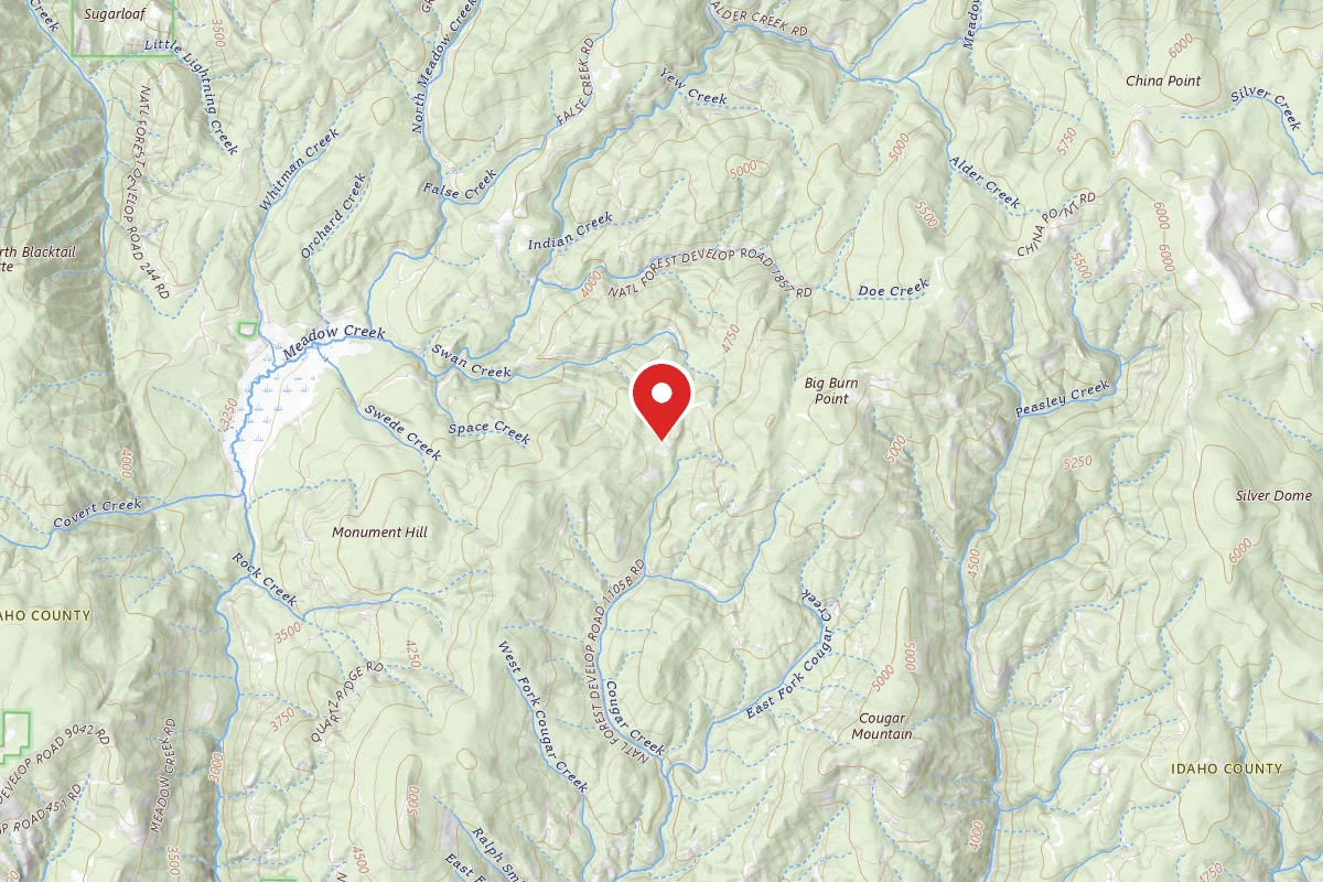 Nez Perce-Clearwater Dispersed Campsite CW1847RD-001