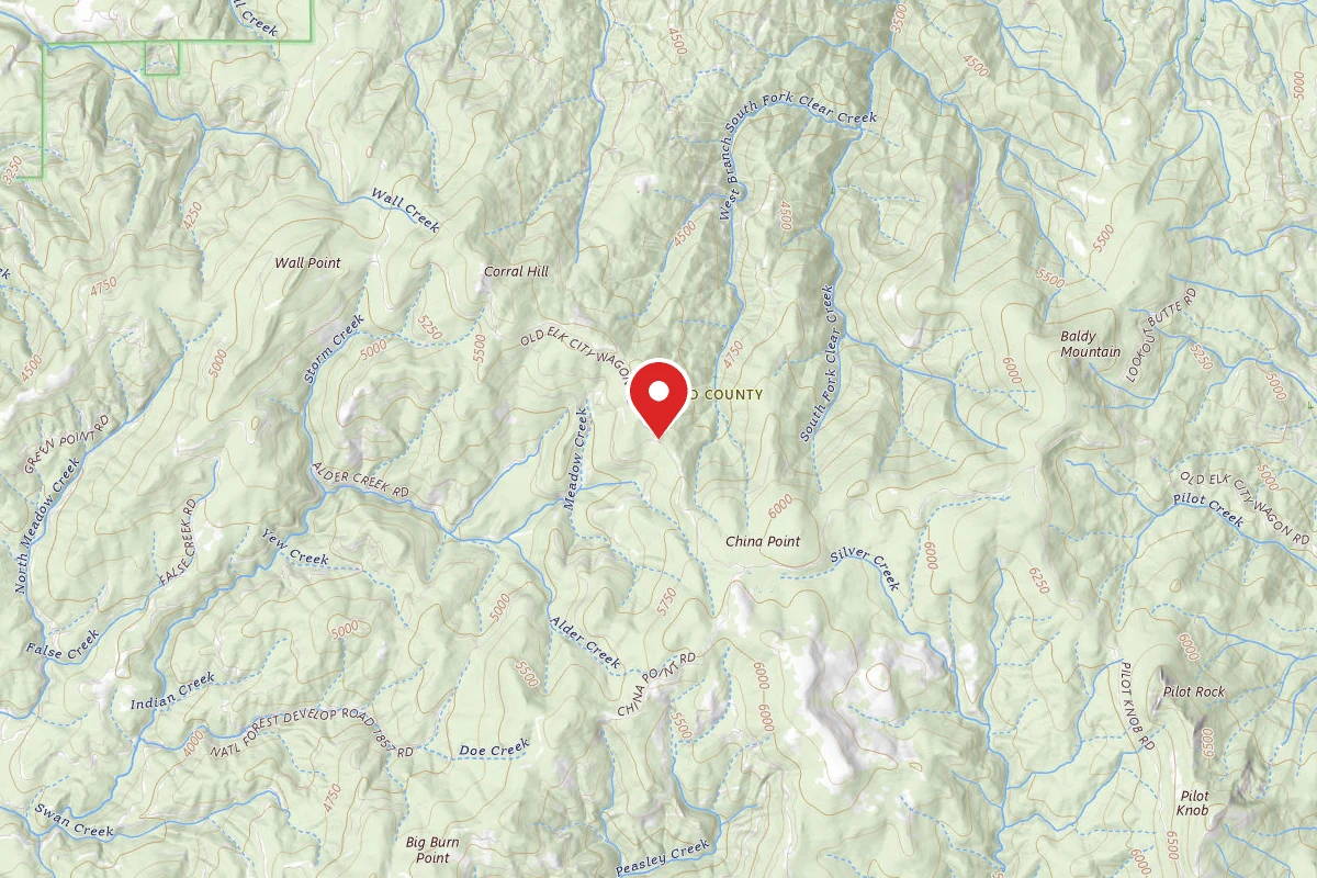 Nez Perce-Clearwater Dispersed Campsite CW284MRD-001