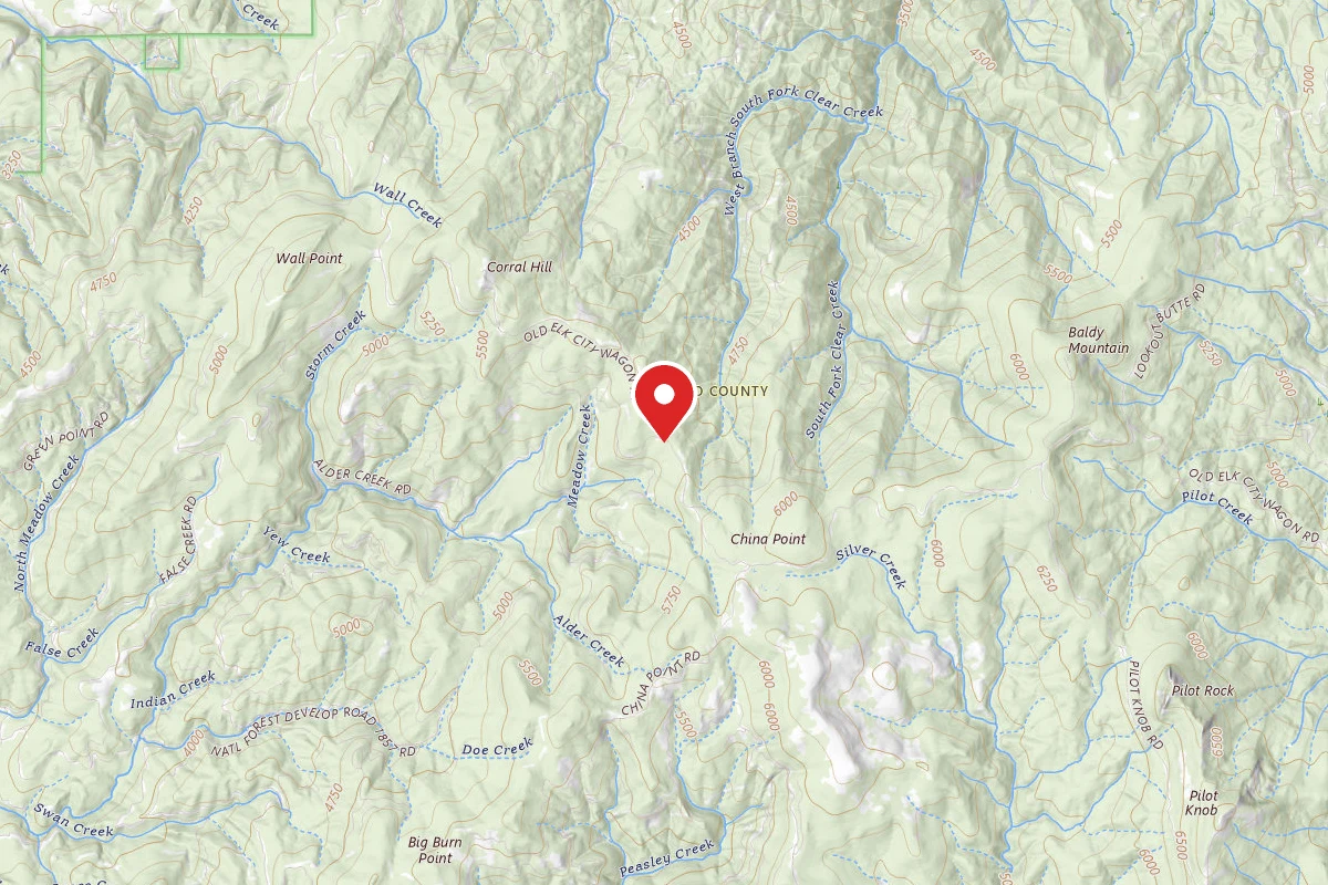 Nez Perce-Clearwater Dispersed Campsite CW284RD-006