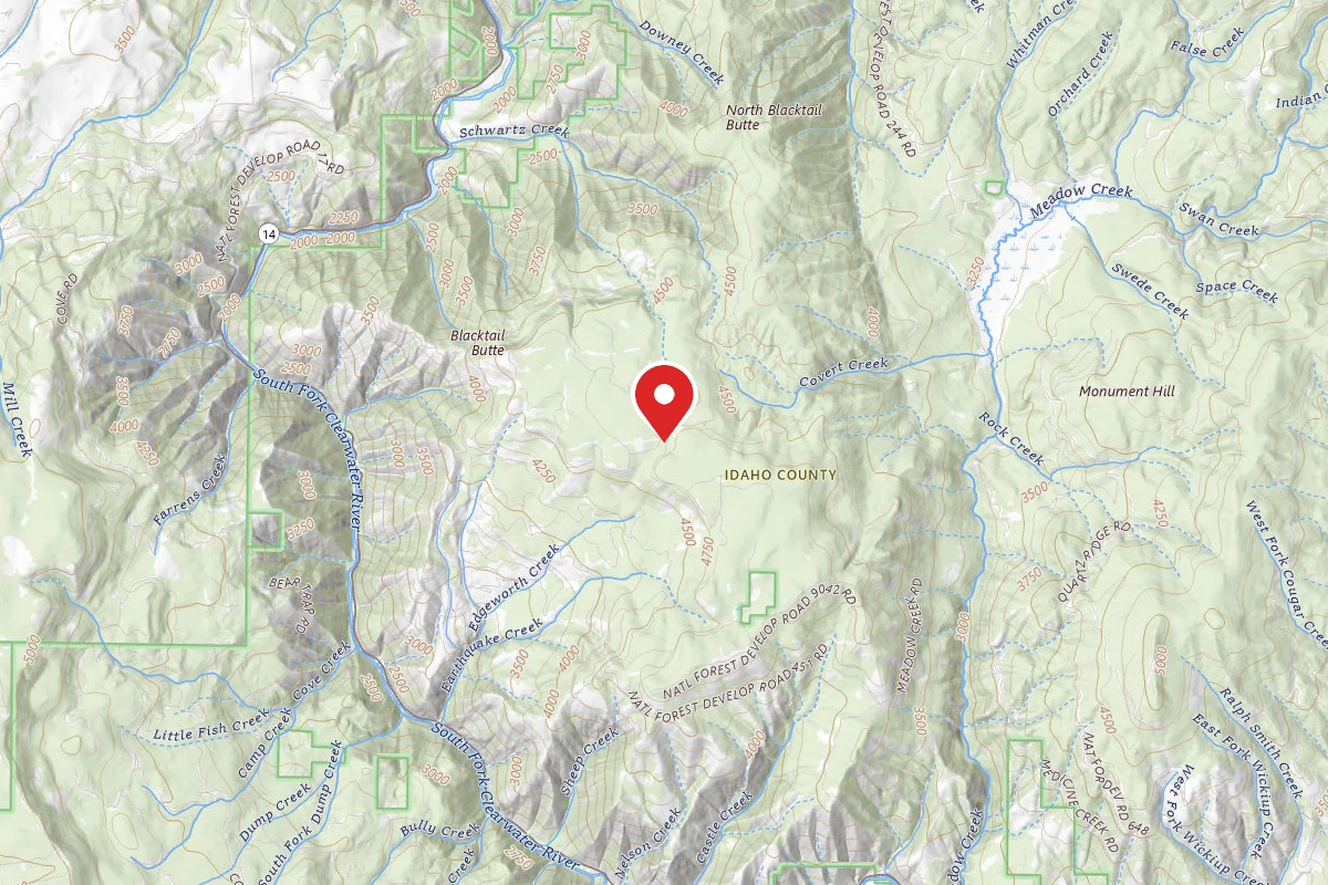 Nez Perce-Clearwater Dispersed Campsite CW451ARD-001