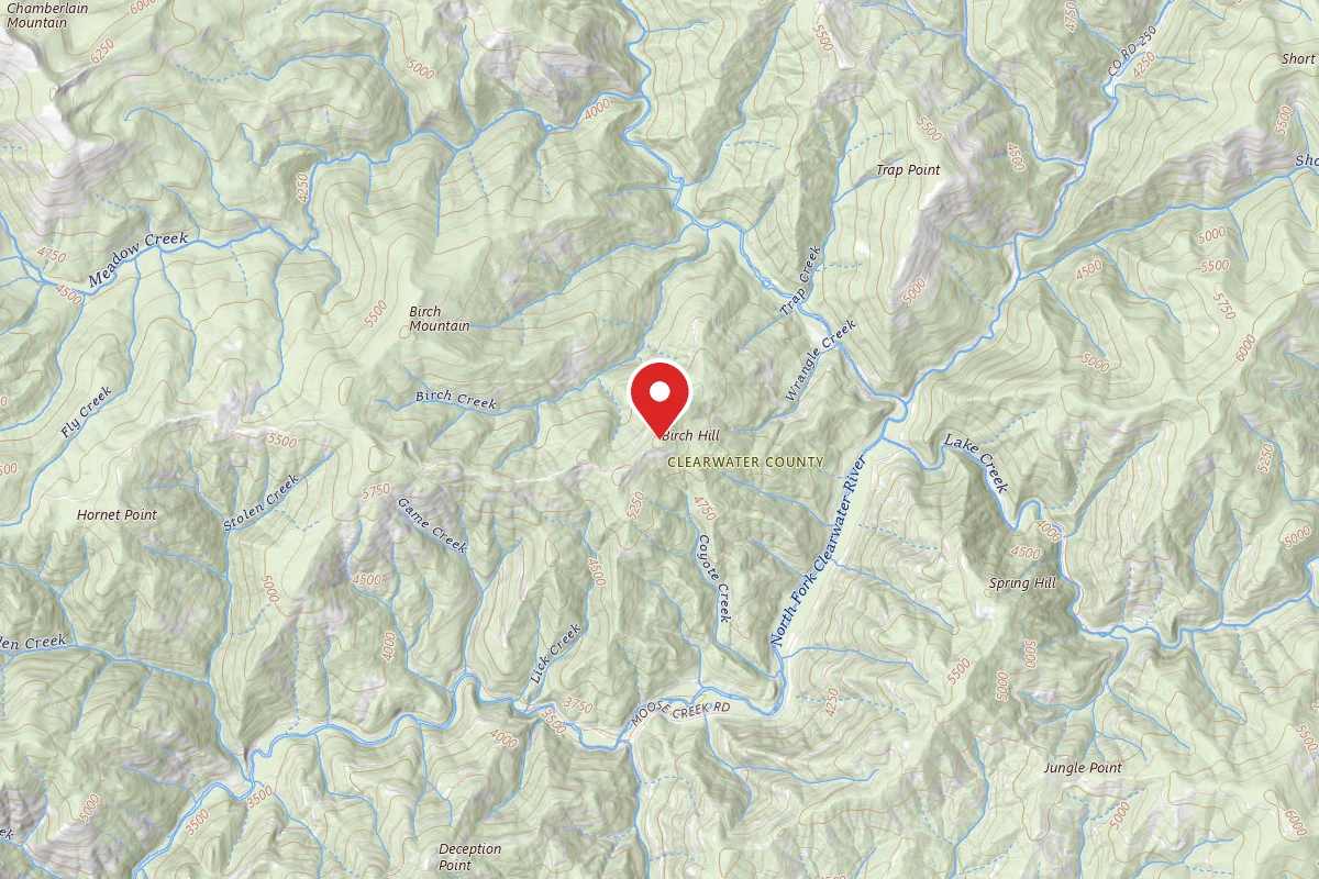 Nez Perce-Clearwater Dispersed Campsite NF720BRD-001