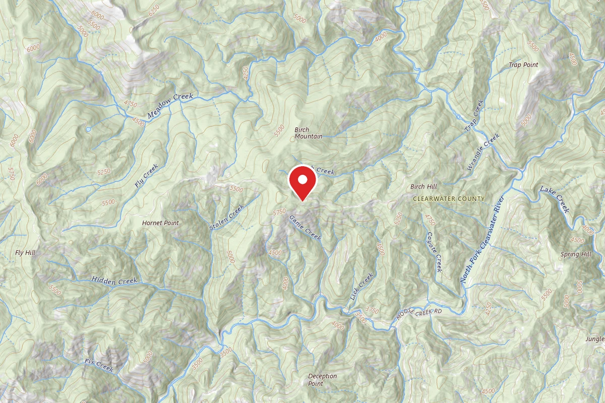 Nez Perce-Clearwater Dispersed Campsite NF720RD-001