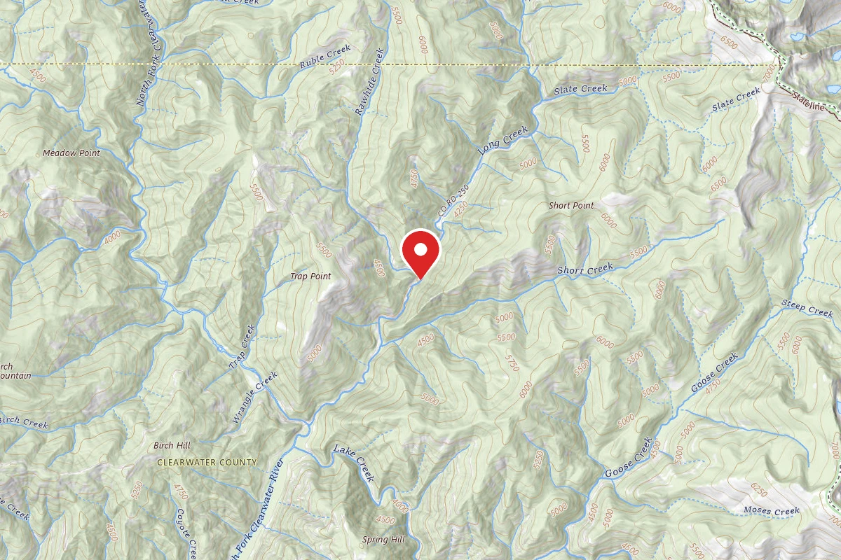 Nez Perce-Clearwater Dispersed Campsite NF250RD-087
