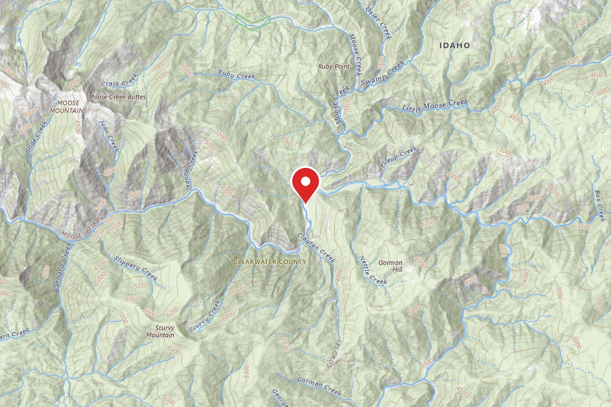 Nez Perce-Clearwater Dispersed Campsite NF581CRD-004A
