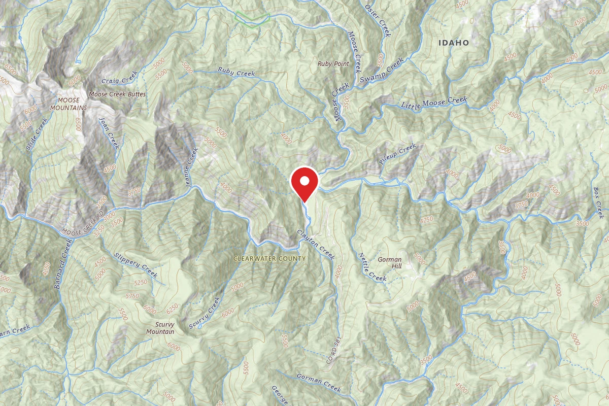Nez Perce-Clearwater Dispersed Campsite NF581CRD-004B