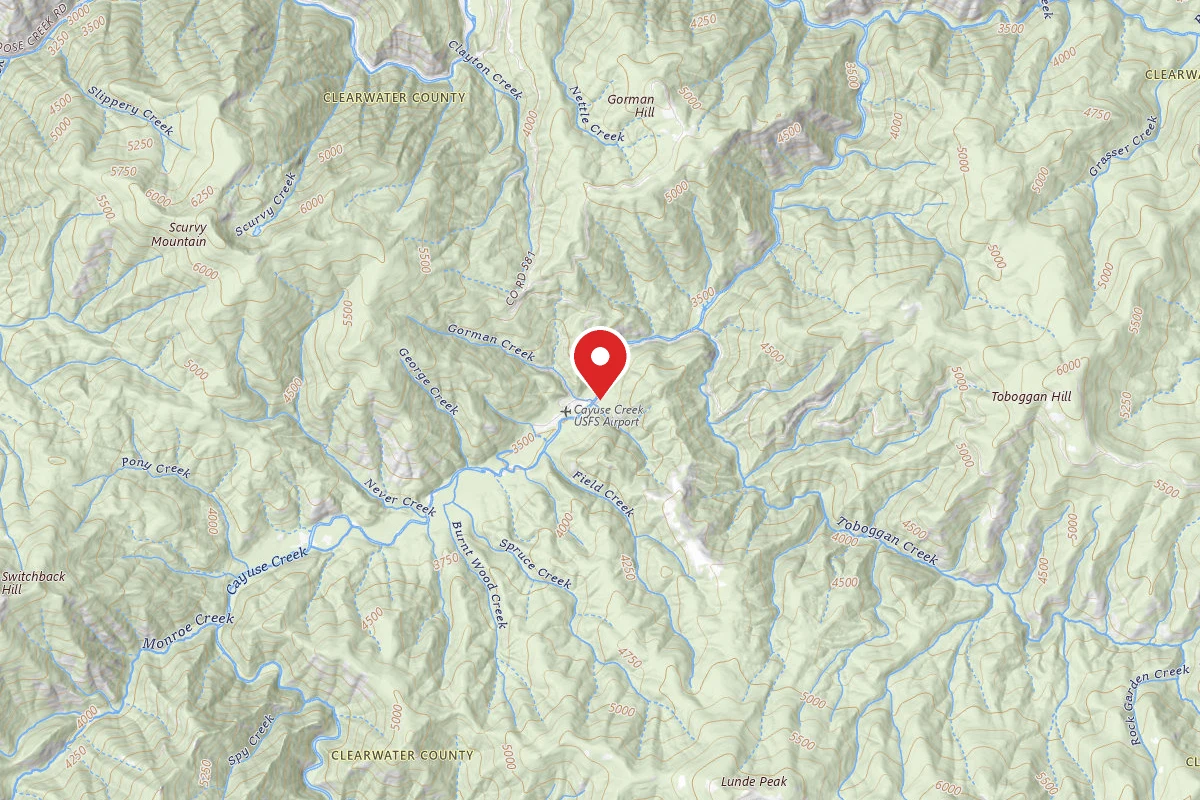 Nez Perce-Clearwater Dispersed Campsite NF581RD-007