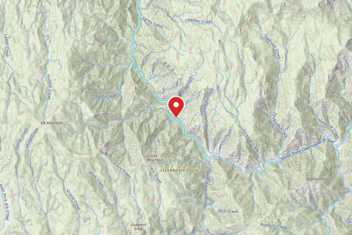 Nez Perce-Clearwater Dispersed Campsite NF247RD-001