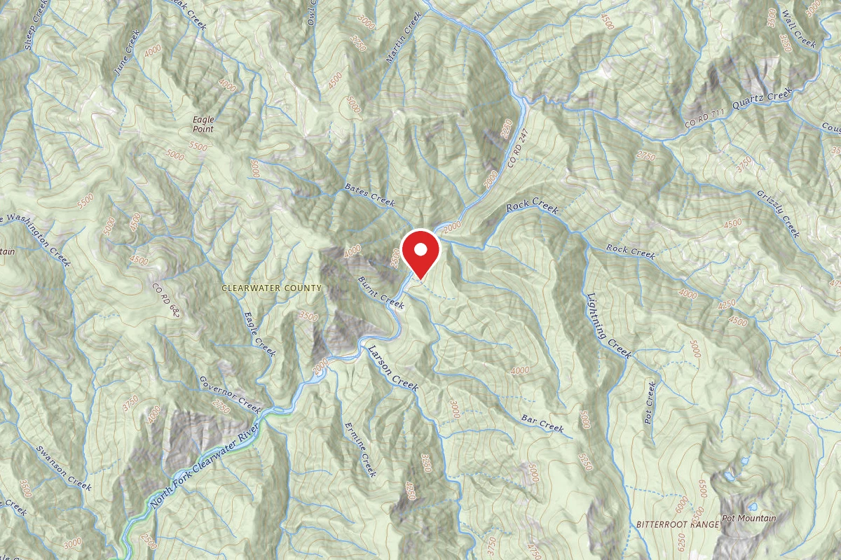 Nez Perce-Clearwater Dispersed Campsite NF247DRD-004