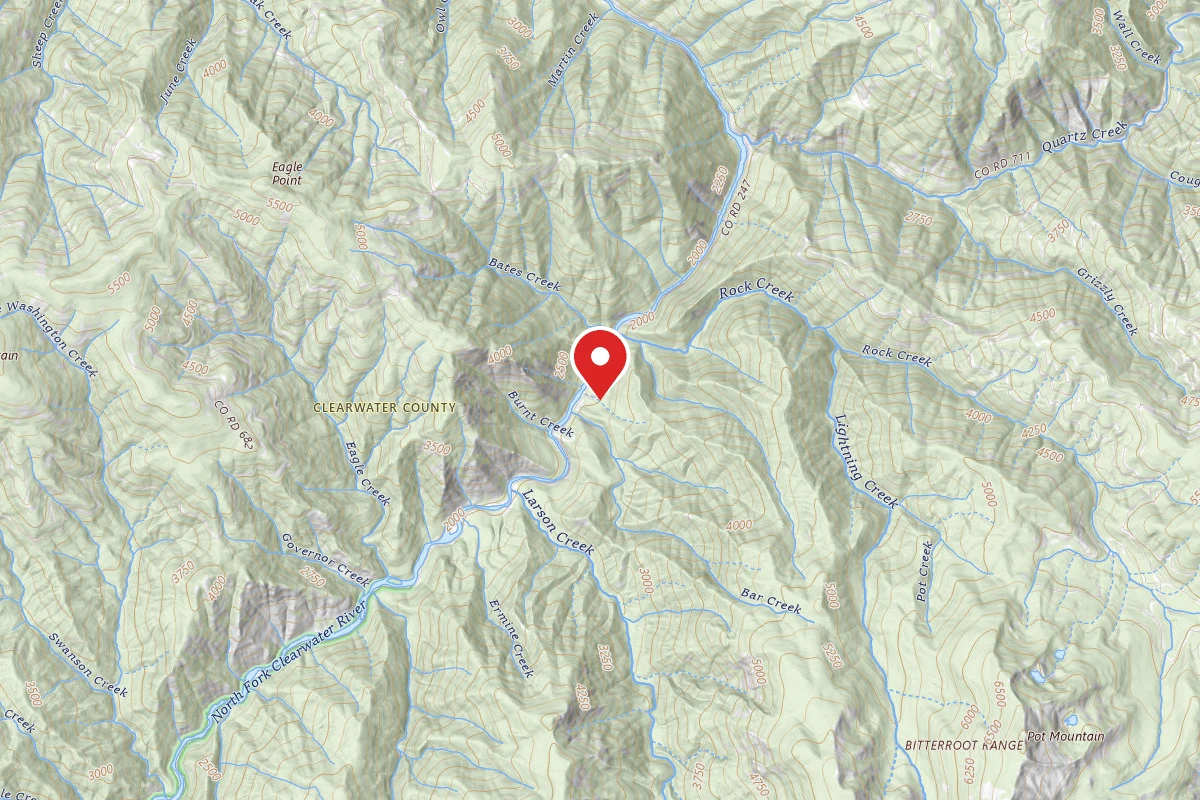 Nez Perce-Clearwater Dispersed Campsite NF247DRD-006
