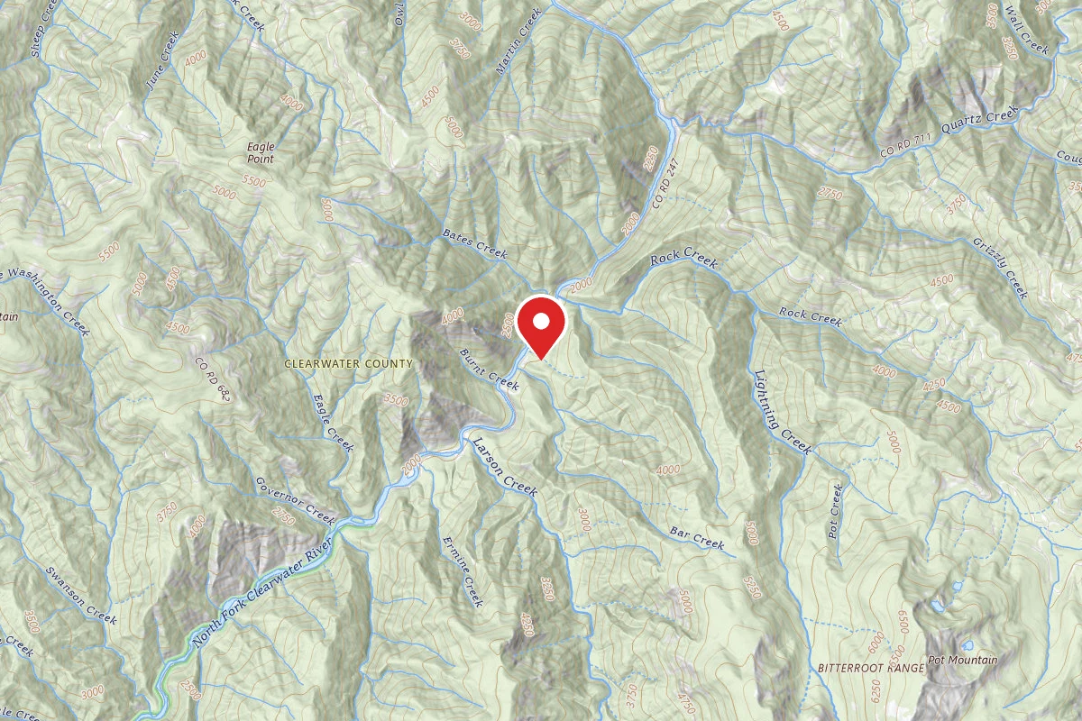 Nez Perce-Clearwater Dispersed Campsite NF247DRD-008