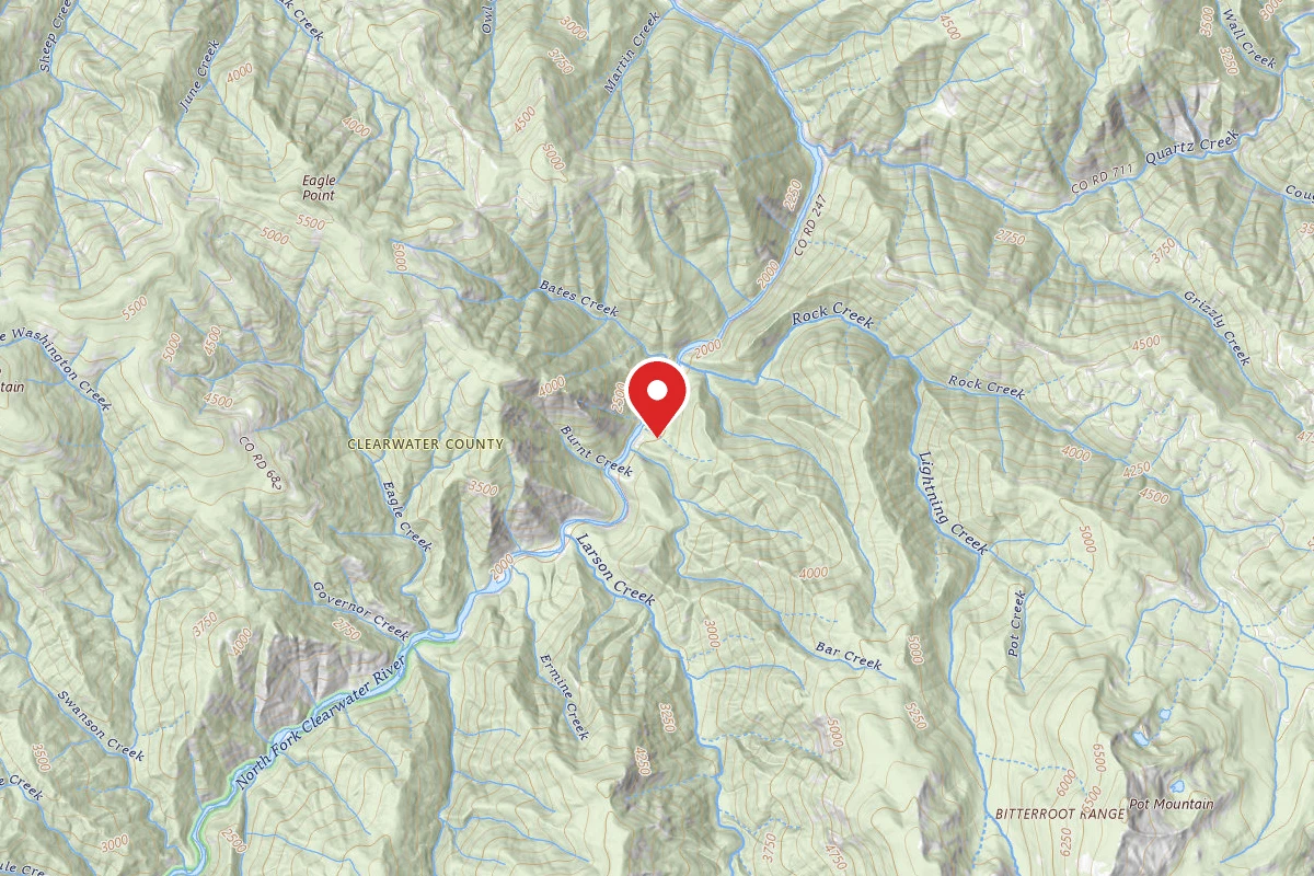 Nez Perce-Clearwater Dispersed Campsite NF247DRD-009