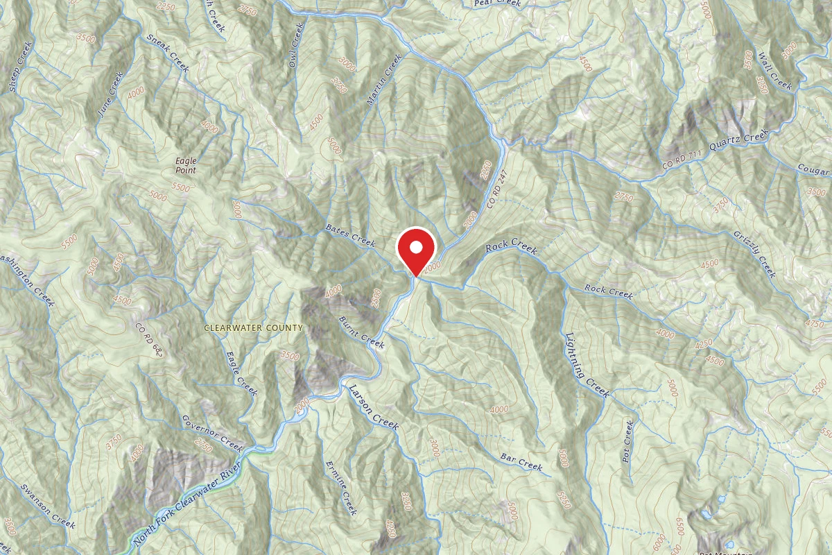 Nez Perce-Clearwater Dispersed Campsite NF247RD-024