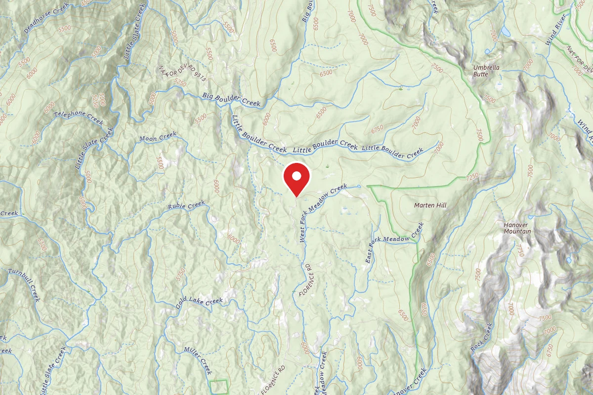 Nez Perce-Clearwater Dispersed Campsite SR643RD-011