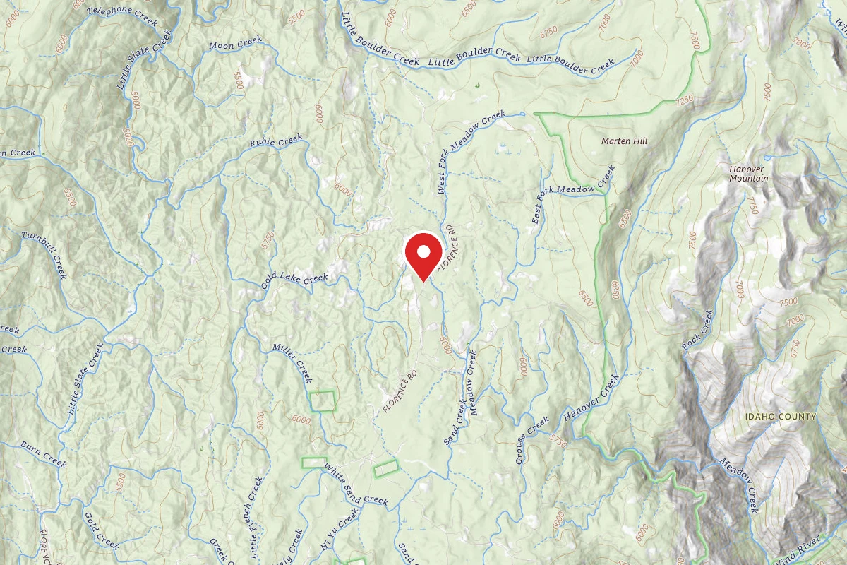 Nez Perce-Clearwater Dispersed Campsite SR643RD-007