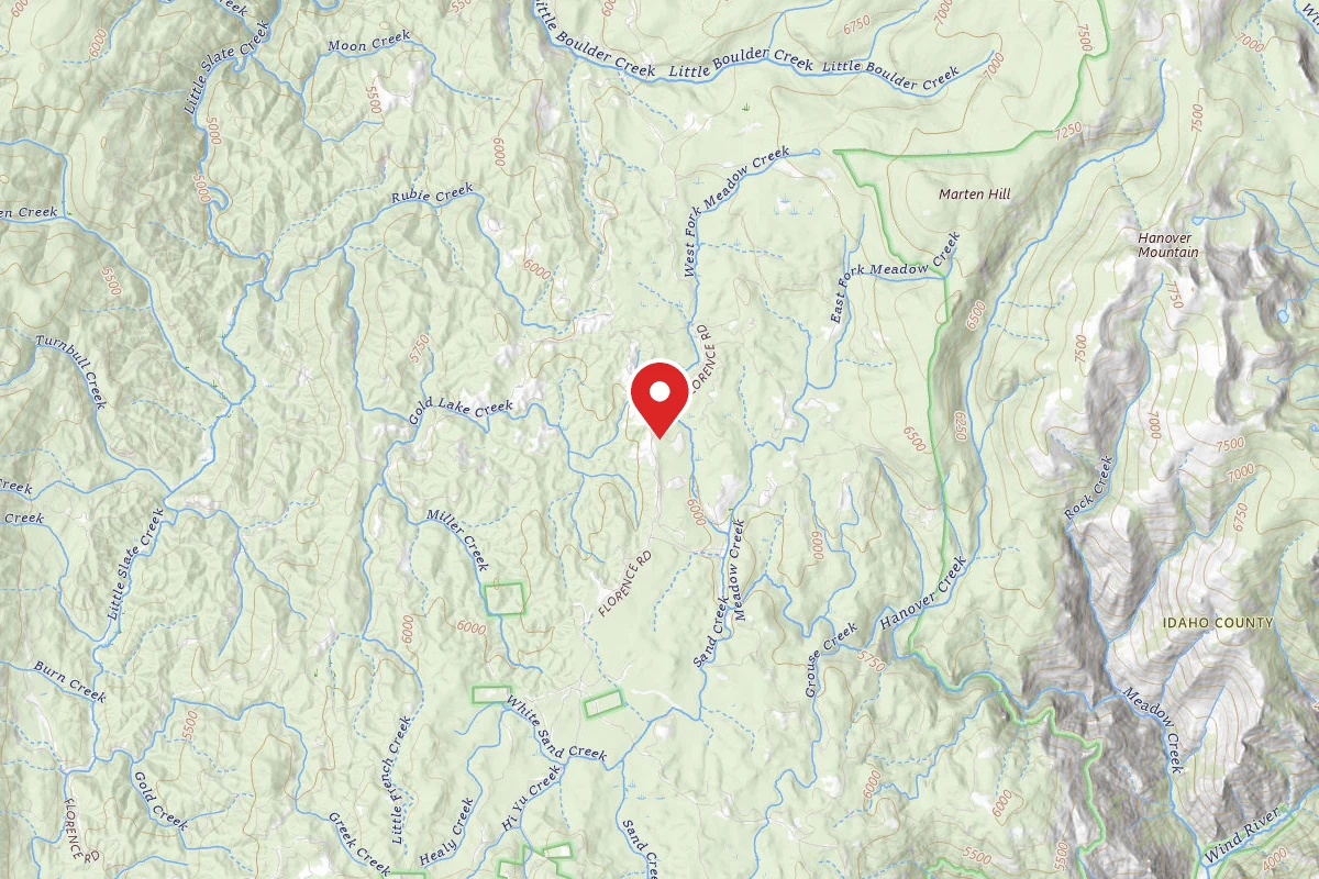Nez Perce-Clearwater Dispersed Campsite SR643GRD-001
