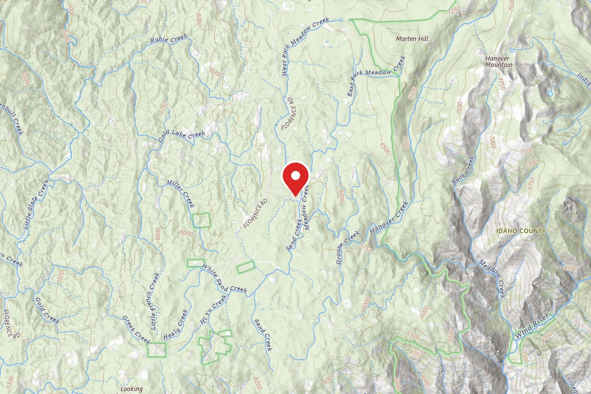 Nez Perce-Clearwater Dispersed Campsite SR76310RD-001