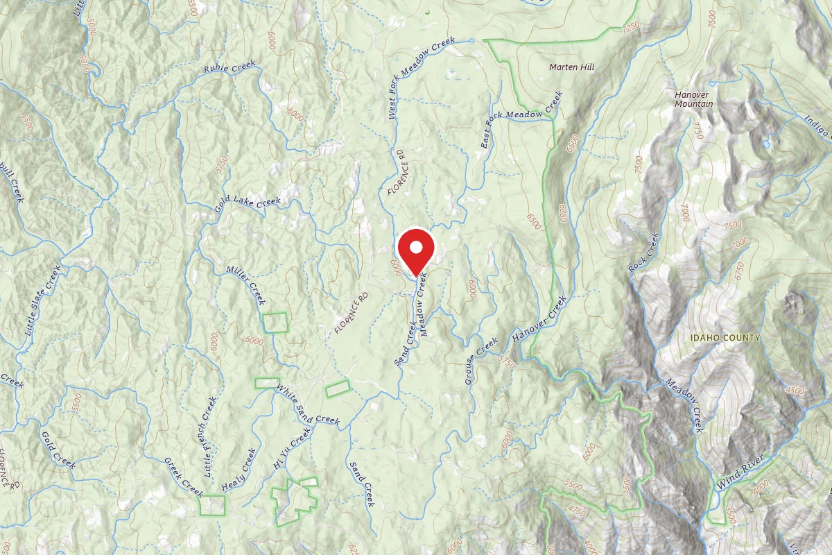 Nez Perce-Clearwater Dispersed Campsite SR9922ARD-002