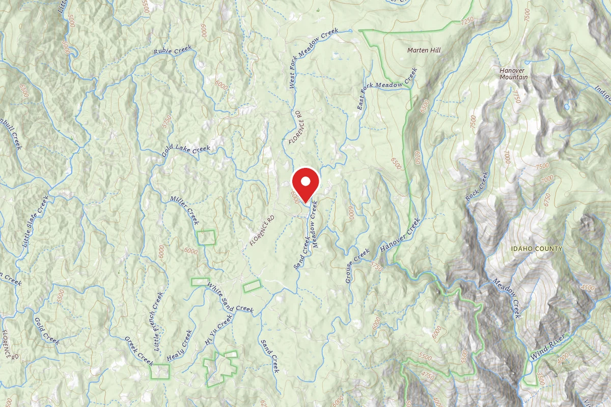 Nez Perce-Clearwater Dispersed Campsite SR9922ARD-005