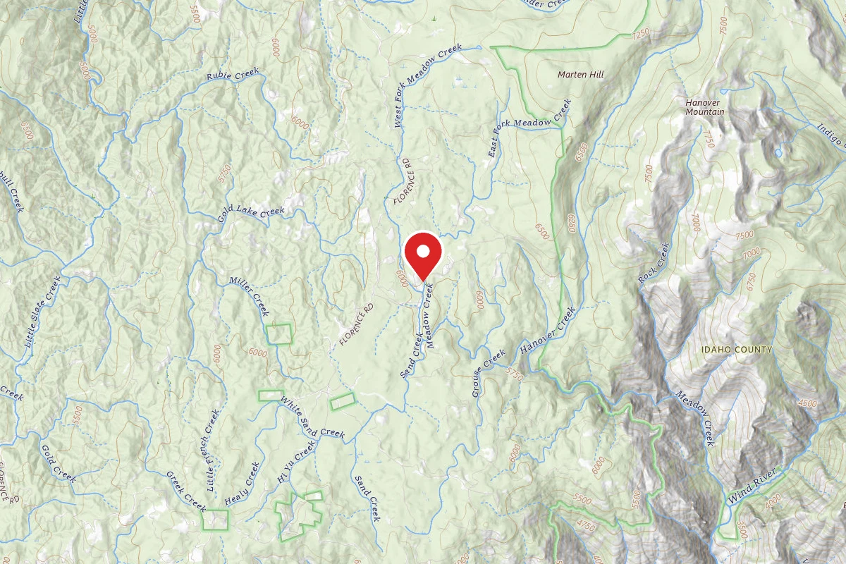 Nez Perce-Clearwater Dispersed Campsite SR9922ARD-003
