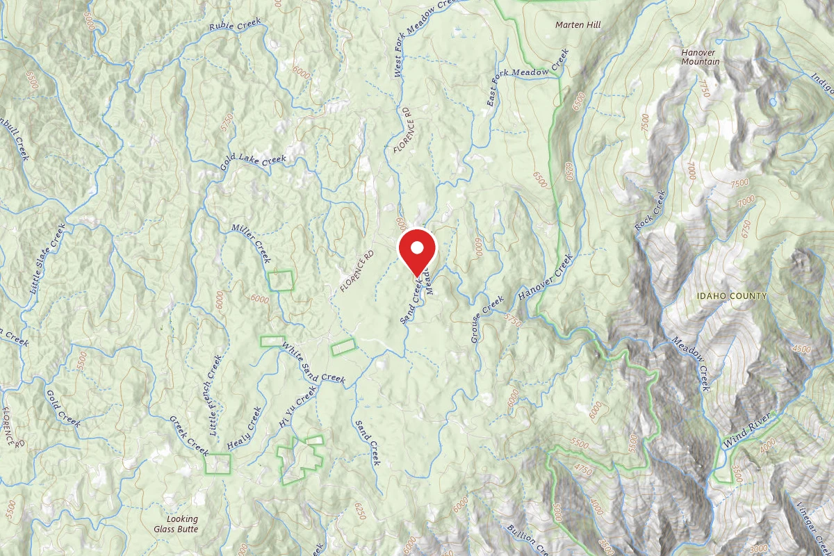Nez Perce-Clearwater Dispersed Campsite SR394RD-002B