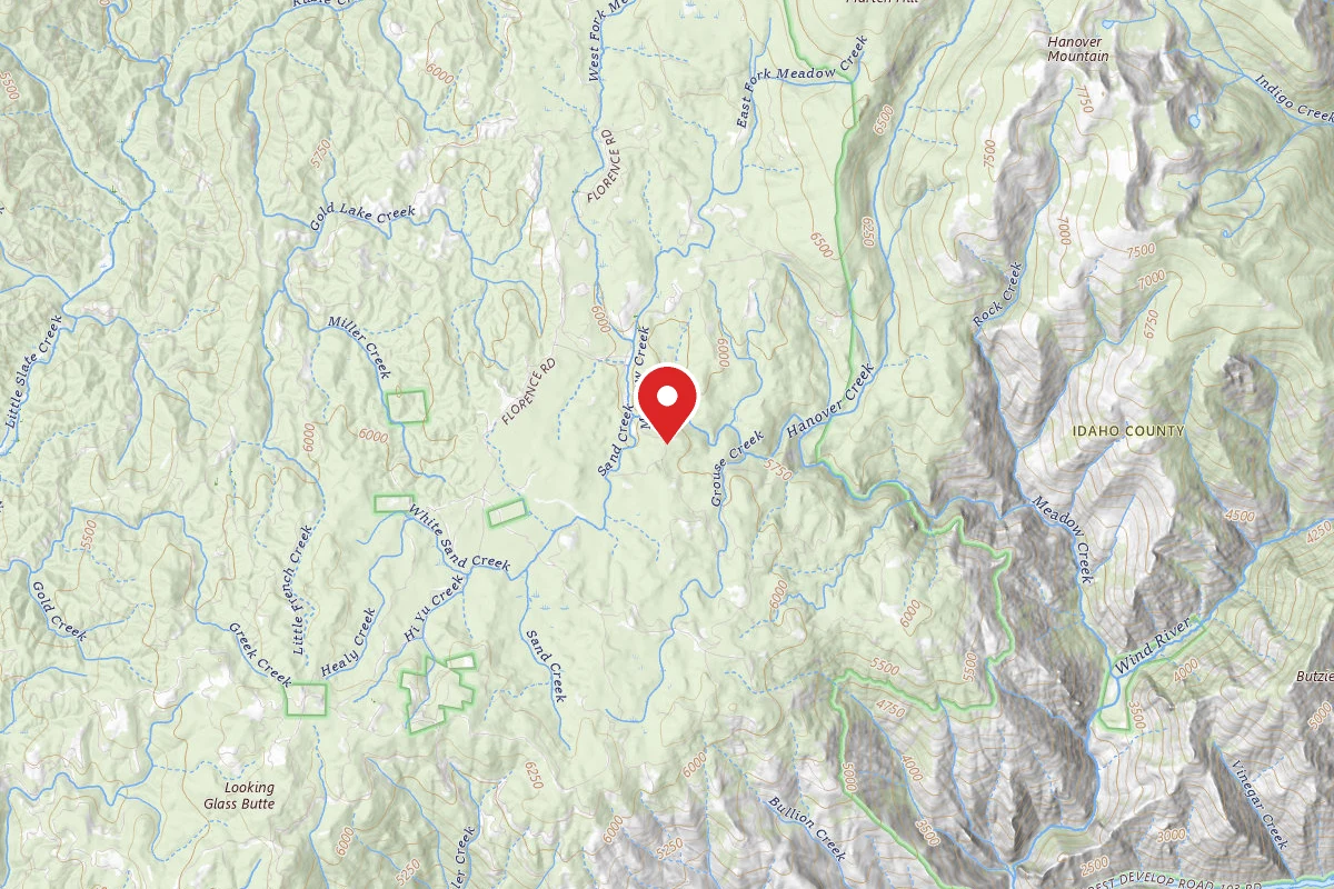 Nez Perce-Clearwater Dispersed Campsite SR394RD-003
