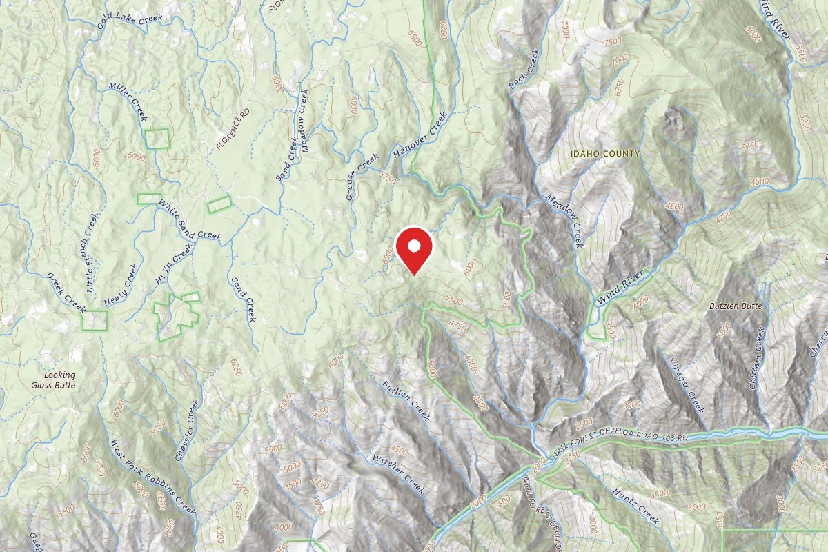 Nez Perce-Clearwater Dispersed Campsite SR9919RD-001