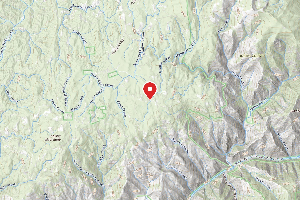 Nez Perce-Clearwater Dispersed Campsite SR643BRD-002