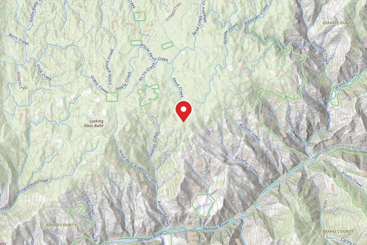 Nez Perce-Clearwater Dispersed Campsite SR9918RD-001