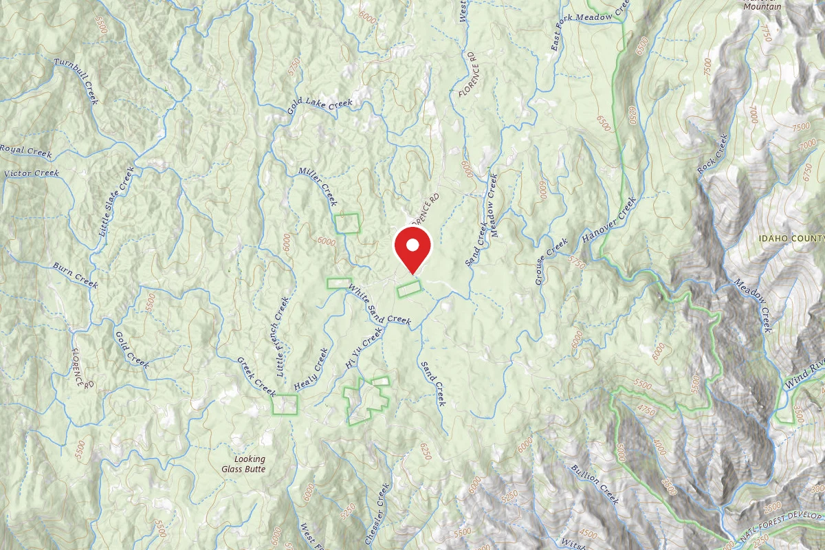 Nez Perce-Clearwater Dispersed Campsite SR643DRD-002