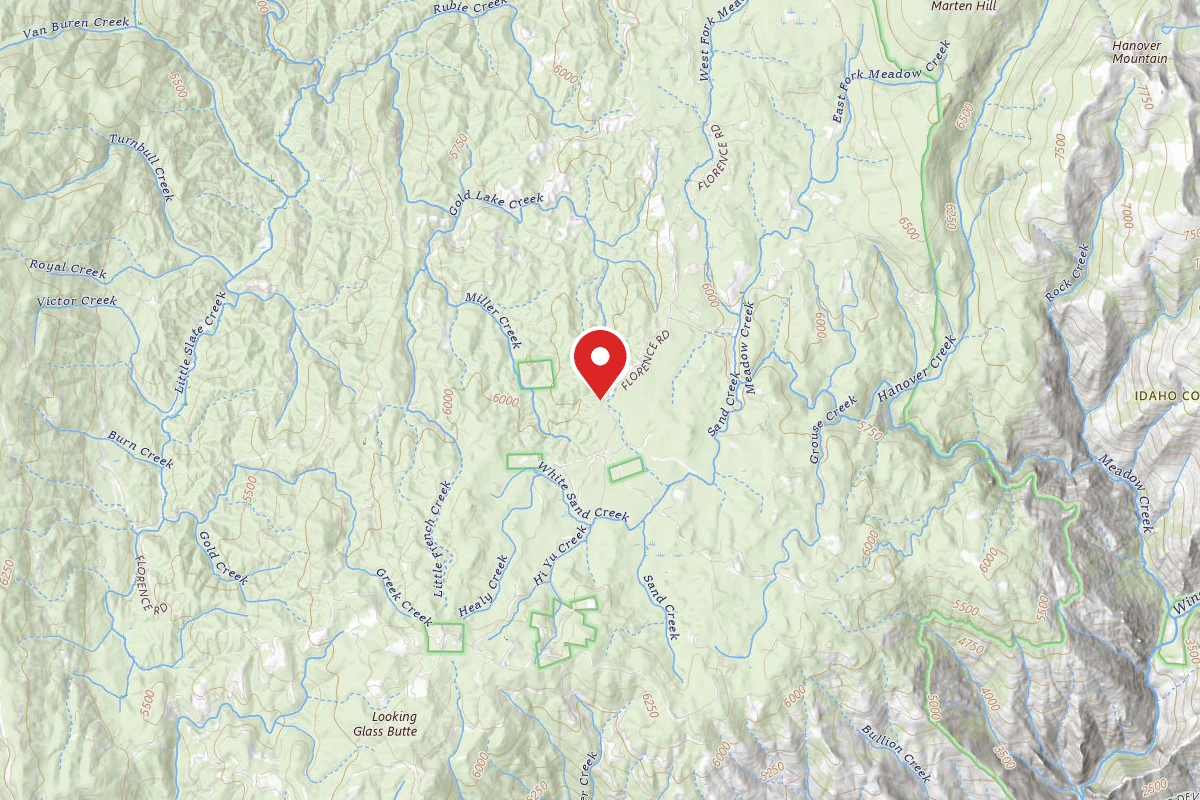 Nez Perce-Clearwater Dispersed Campsite SR643RD-004B