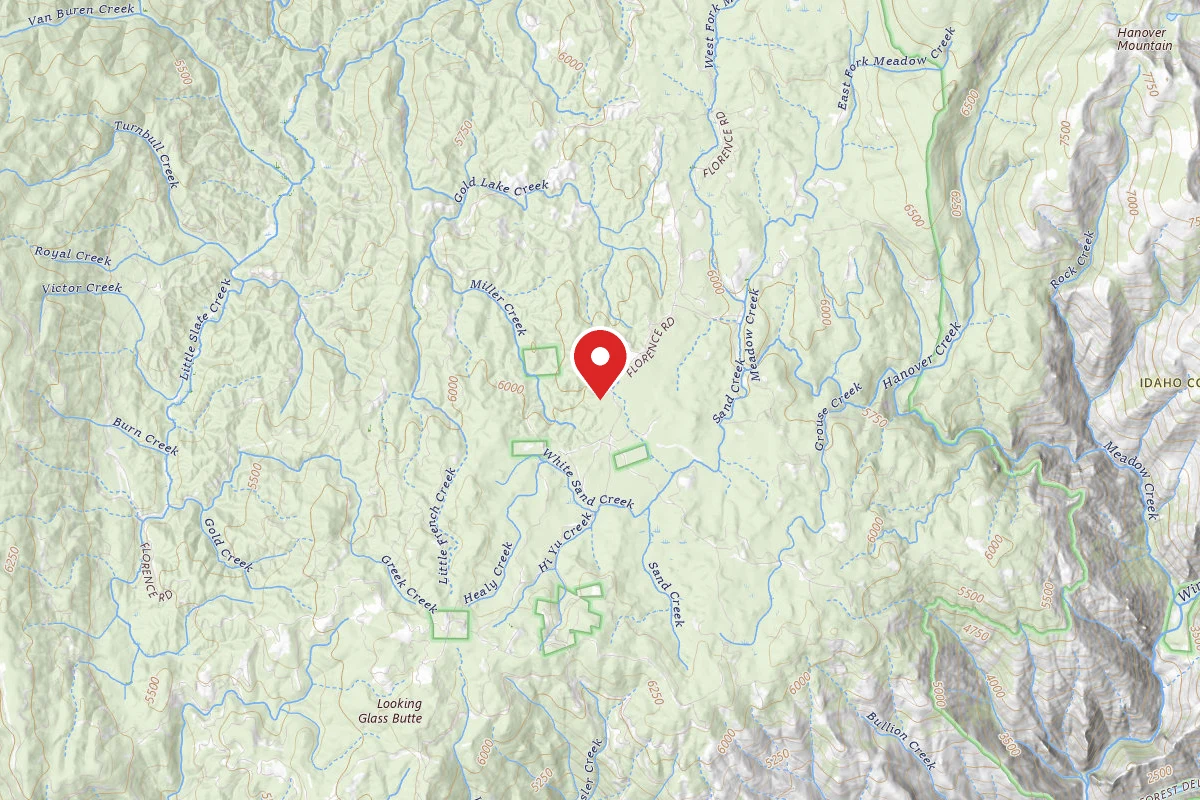 Nez Perce-Clearwater Dispersed Campsite SR643RD-004C