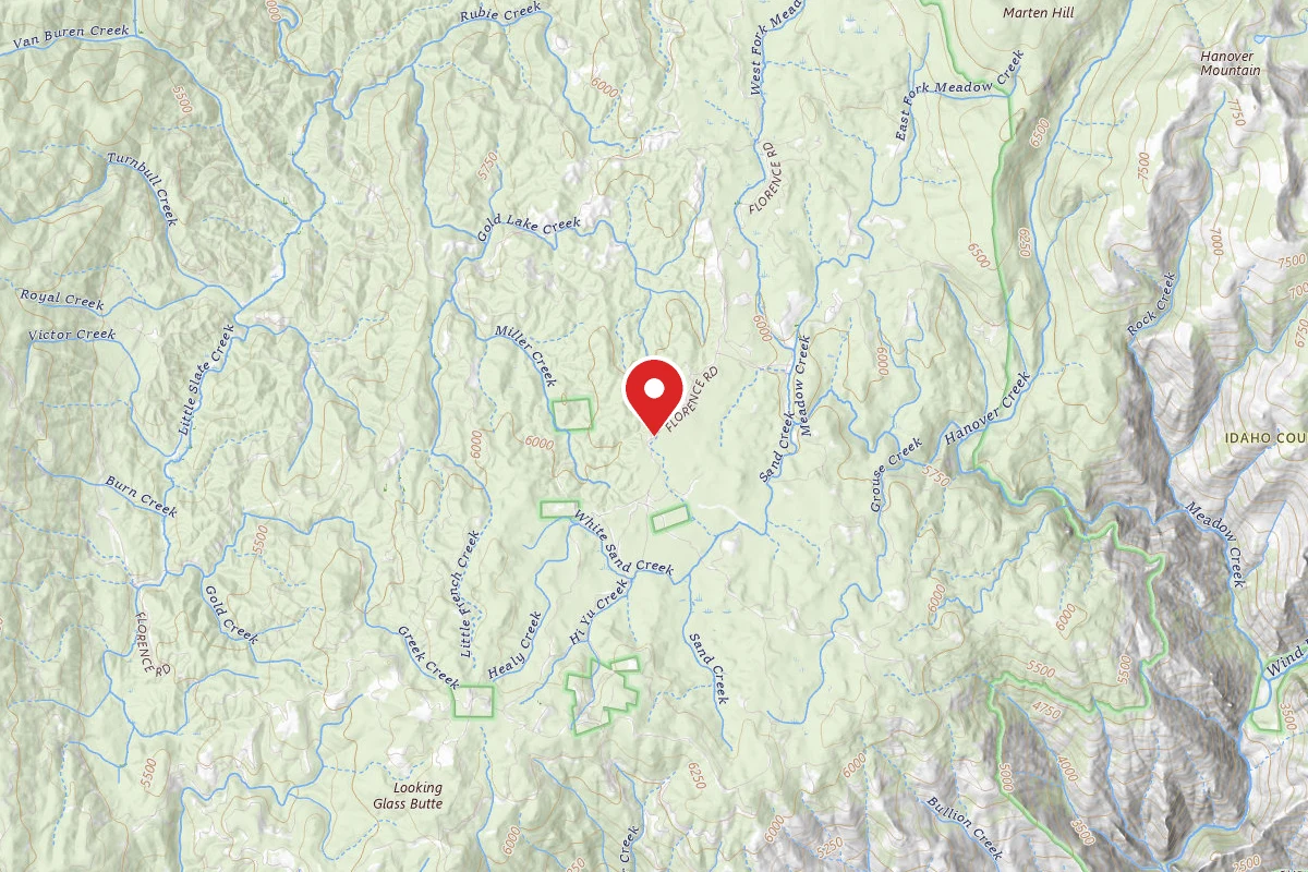 Nez Perce-Clearwater Dispersed Campsite SR643ERD-001
