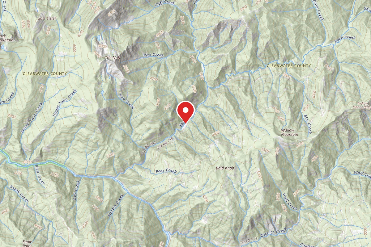 Nez Perce-Clearwater Dispersed Campsite NF252RD-004